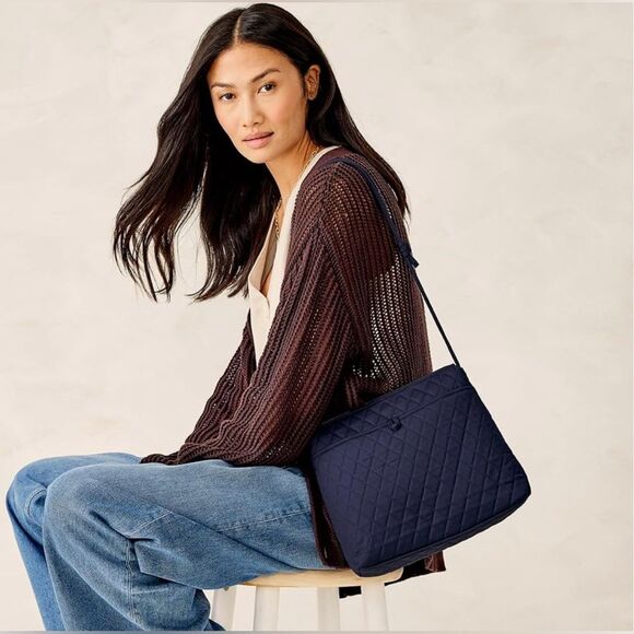 Vera Bradley Original Hipster in Peacoat Premium Cotton NWOT - Picture 4 of 4